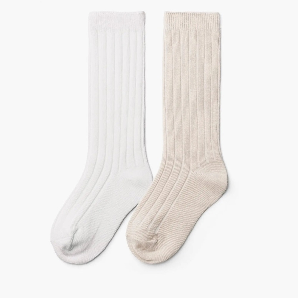 Two Goumi Organic Cotton Knee High Sock 2-Packs